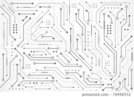 Abstract digital background with technology circuit board texture. Electronic motherboard illustration. Communication and engineering concept. Vector illustration 78498552