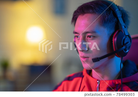 cyber sport gamer playing game cyber sport gamer playing game 78499303