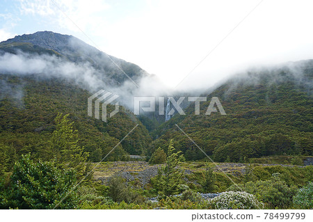 新西蘭魔鬼的潘趣碗瀑布 新西蘭魔鬼的潘趣碗瀑布 78499799