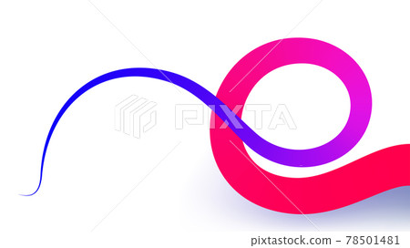Red blue motion wave abstract Red blue motion wave abstract 78501481