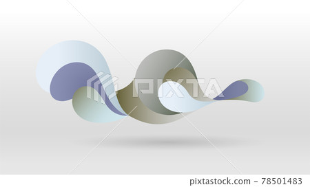 Motion sound wave abstract vector background 78501483