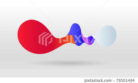 Motion sound wave abstract vector background 78501484