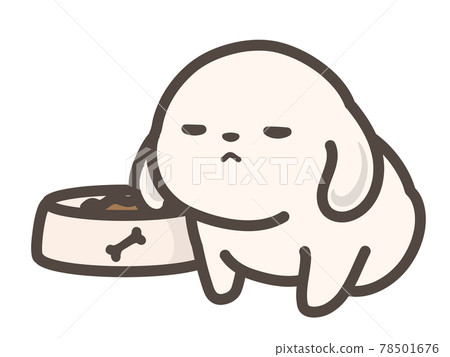 Dogs that don't eat - Stock Illustration [78501676] - PIXTA