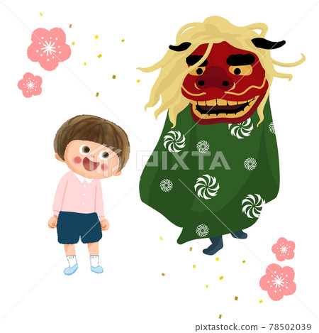 舞獅和兒童 78502039