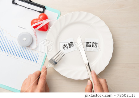 Image of diet Visceral fat 78502115