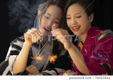 浴衣煙火 78503842