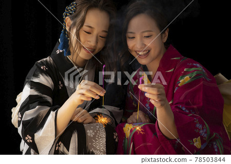 浴衣煙火 78503844