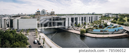 view of German Government District and Spree river 78506012