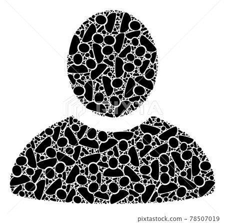 Man Fractal Composition of Man Icons Man Fractal Composition of Man Icons 78507019