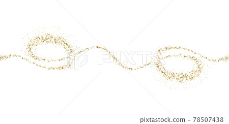 Seamless pattern Gold stars confetti - Stock Illustration [78507438 ...
