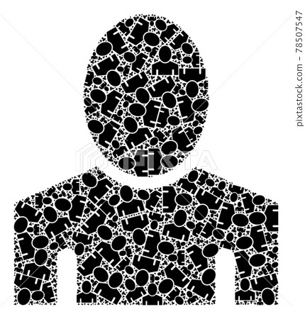 Guy Fractal Collage of Guy Items Guy Fractal Collage of Guy Items 78507547