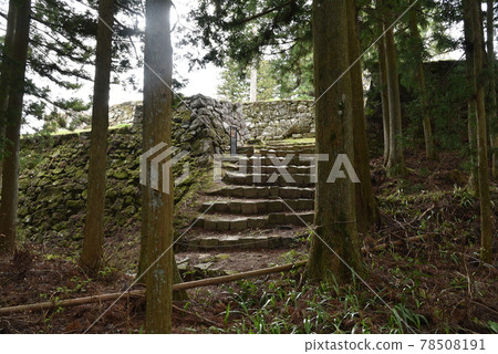 Iwamura Castle Honmaru Buried Gate Ruins Iwamura Castle Honmaru Buried Gate Ruins 78508191