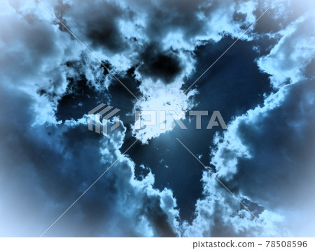 天空看起來像心形 天空看起來像心形 78508596
