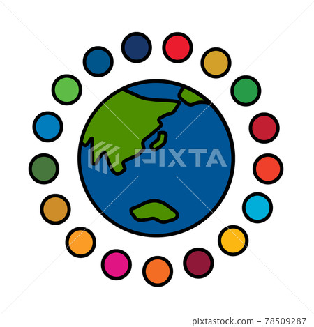 地球與永續發展目標的例證 永續發展目標 78509287