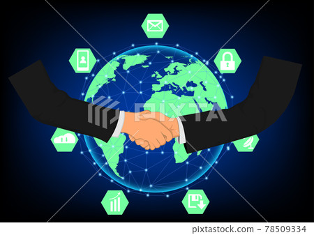 Drawing Graphics hand of business man shaking hands for successful negotiate for business concept Contact Anytime, Anywhere vector illustration Drawing Graphics hand of business man shaking hands for successful negotiate for business concept Contact Anytime, Anywhere vector illustration 78509334