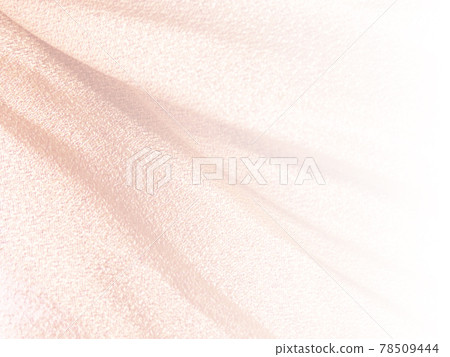 A gradation background material of a fluttering, glittery, pale orange satin cloth that fades from left to right, horizontal, other colors available 78509444