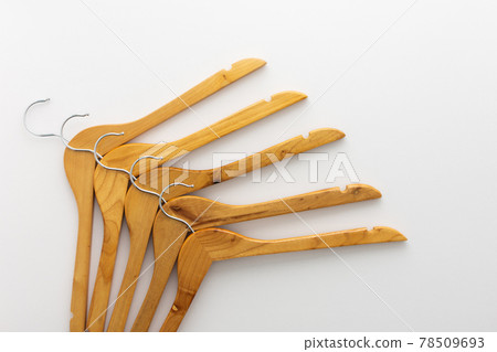 Empty clothes hangers isolated Empty clothes hangers isolated 78509693