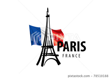 Vector icon of the Eiffel Tower in Paris drawn by hand 78510188