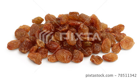 brown raisin isolated on white background with clipping path and full depth of field brown raisin isolated on white background with clipping path and full depth of field 78511342