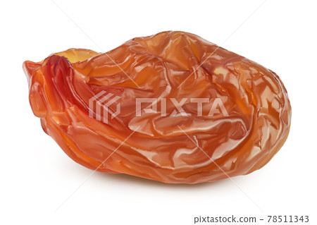 Brown raisin isolated on white background with clipping path and full depth of field Brown raisin isolated on white background with clipping path and full depth of field 78511343