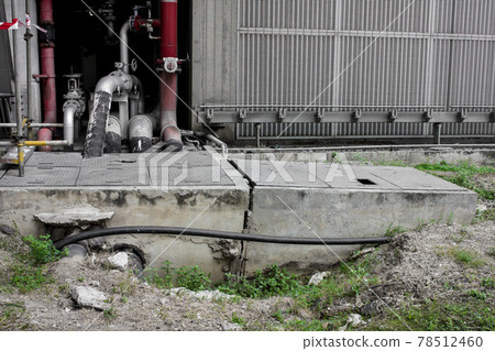 Industrial zone pipe line 78512460