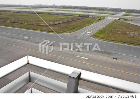 airport runway and taxiway 78512461
