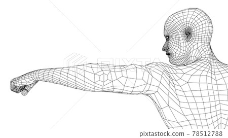 Fist of a young fighter. Vector Fist of a young fighter. Vector 78512788