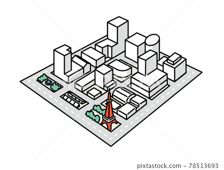 Let's build a foundation for industry and innovation: Illustrations of urban planning Let's build a foundation for industry and innovation: Illustrations of urban planning 78513693