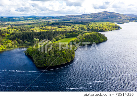 Aerial view of Lough Gill, County Sligo - Ireland Aerial view of Lough Gill, County Sligo - Ireland 78514336