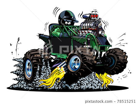 Vector Cartoon Buggy 78515251
