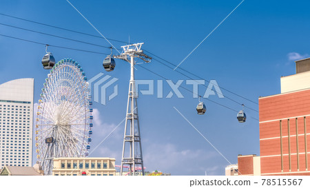 橫濱城市景觀索道和摩天輪 78515567