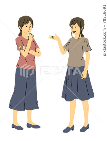 談話的女人 談話的女人 78516691
