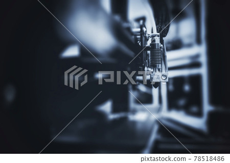 Toned Image of 3D Printer. 78518486