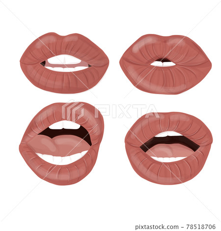 Sexy lips set 78518706