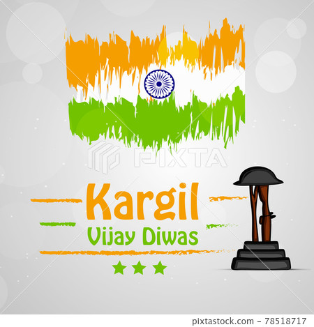 Indian Kargil Vijay Diwas background 78518717