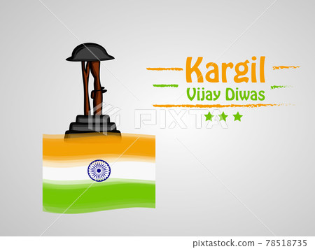 Indian Kargil Vijay Diwas background 78518735