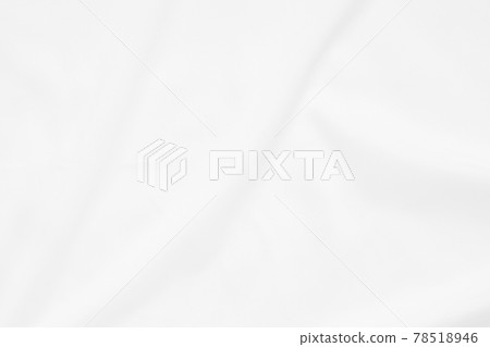 Abstract and soft focus wave of white fabric background, white texture and detail 78518946