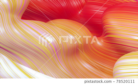 3d render. Shining red yellow surface, bright... - Stock Illustration ...