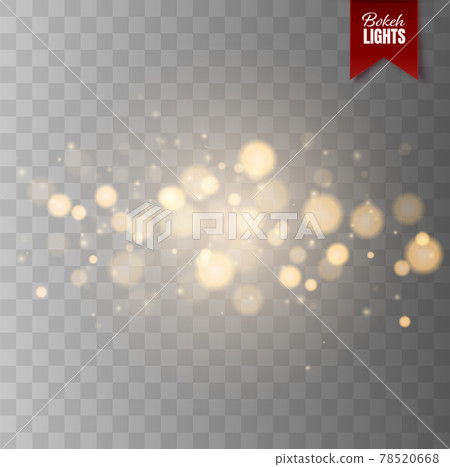 Shining bokeh isolated on transparent background Shining bokeh isolated on transparent background 78520668