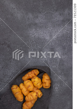 Group of ollucos, tuber used in Peruvian cuisine 78521309