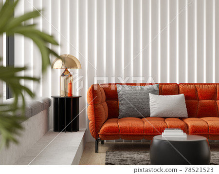 Minimalist Interior of modern living room 3D rendering Minimalist Interior of modern living room 3D rendering 78521523