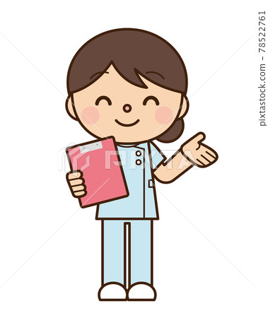 A female nurse who guides you with a smile A female nurse who guides you with a smile 78522761