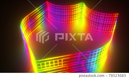 Shield shaped mesh arena. 78523083