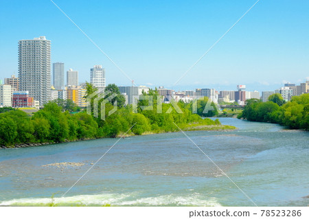 Scenery of the Toyohira River Scenery of the Toyohira River 78523286