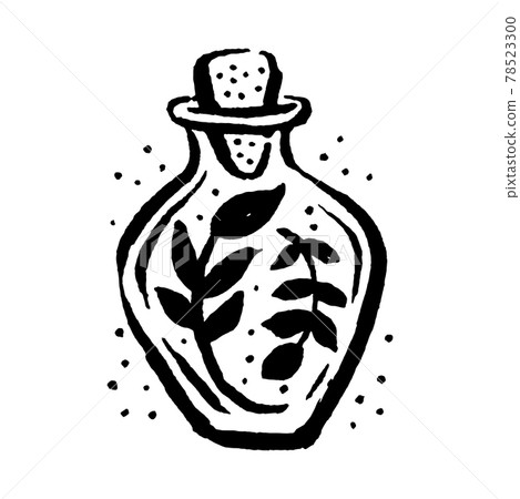 Occult mystic witch potion for witchcraft hand drawn icon illustration 78523300