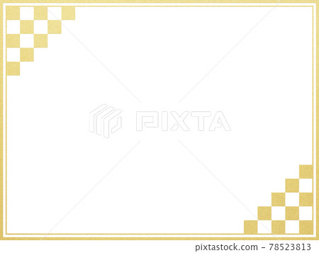 Simple gold Japanese style frame 78523813