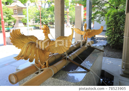 Tomioka Hachiman Shrine (Koto-ku, Tokyo) Chozuya (purification fountain) Tomioka Hachiman Shrine (Koto-ku, Tokyo) Chozuya (purification fountain) 78523905