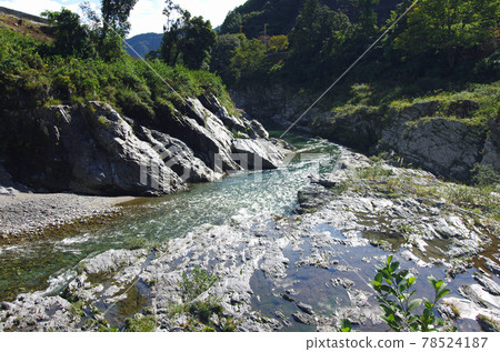 The clear waters of the Kushida River in Mie The clear waters of the Kushida River in Mie 78524187