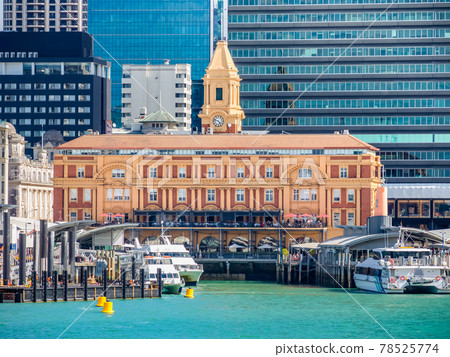 Auckland Ferry Terminal sometimes called the Downtown Ferry Terminal or simply Ferry Building, is the hub of the Auckland CBD ferry network in New Zealand. Auckland Ferry Terminal sometimes called the Downtown Ferry Terminal or simply Ferry Building, is the hub of the Auckland CBD ferry network in New Zealand. 78525774