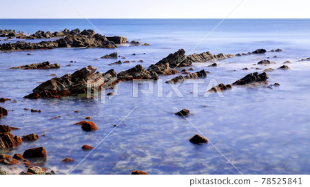 Cretaceous layer of the Hiraiso coast 78525841